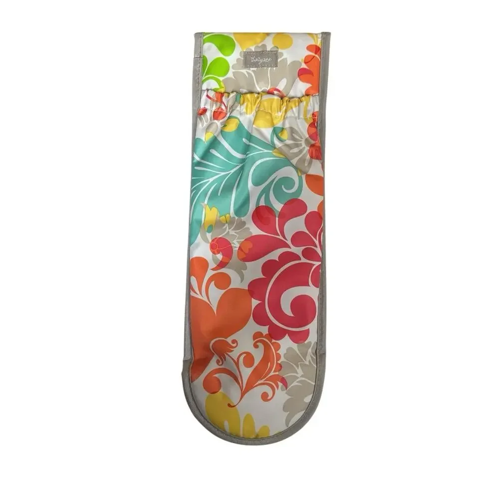 Thirty One Island Damask Flat Iron Curling Iron Thermal Travel Pouch Bag Carrier